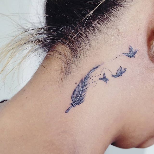 Feather Tattoo: Letting Go and Freedom